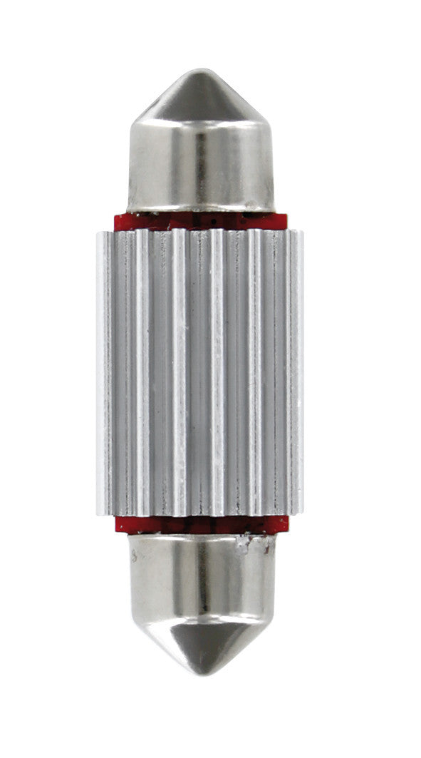 12/24V Led Series - 12 SMD x 1 chip - (C5W) - 12x36 mm - SV8,5-8 - 1 pz - Scatola - Bianco - Doppia polarità - Resistenza incorporata