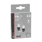 12V Mega-Led 3 - 2 SMD x 1 chip + 1 SMD x 3 chips - (T10) - W2,1x9,5d - 2 pz - Scatola - Bianco