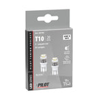 12V Hyper-Led 2 - 1 SMD x 2 chips - (T10) - 1W - W2,1x9,5d - 2 pz - Scatola - Bianco - Doppia polarità