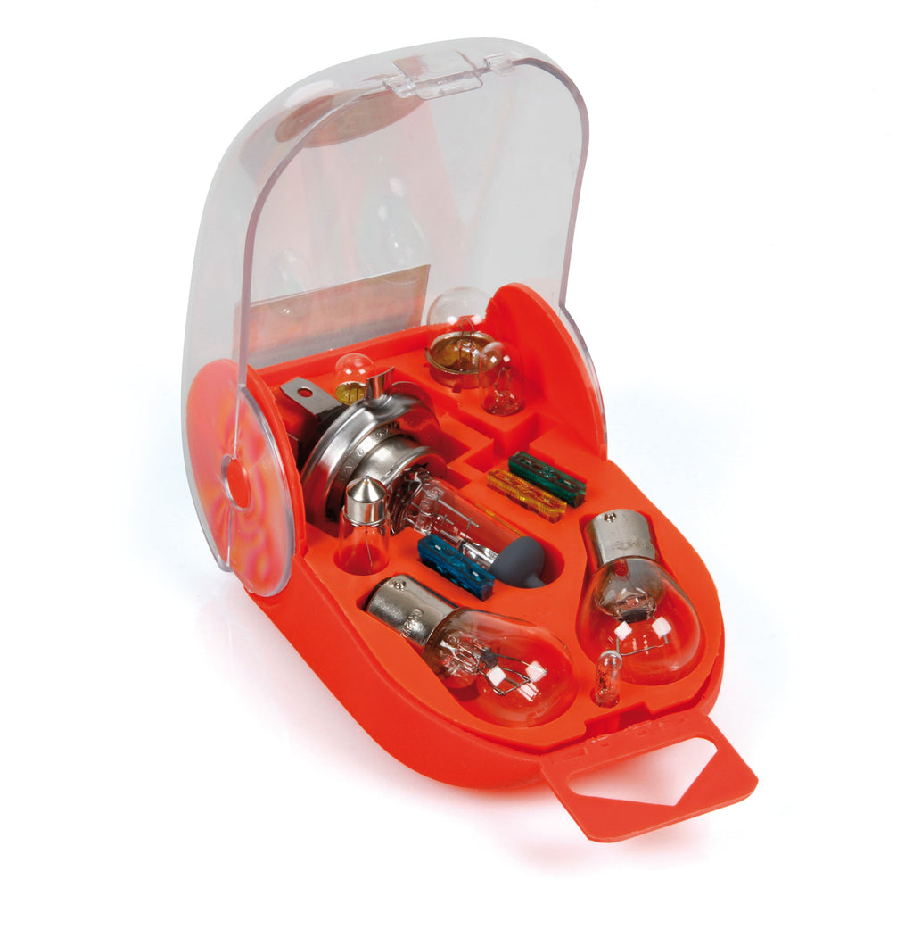 Kit lampade di ricambio 11 pz, alogena H4 - 12V