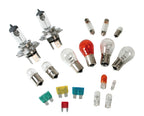Kit lampade di ricambio 19 pz, alogena 2x H4 - 12V