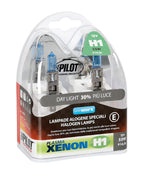 12V Lampada alogena Xenon - H1 - 55W - P14,5s - 2 pz - Scatola Plast.