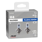 12V Lampada alogena Xenon - H4 - 60/55W - P43t - 2 pz - Scatola