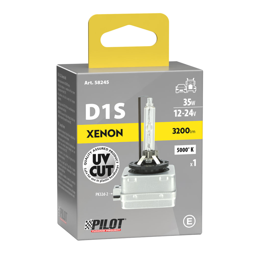 Lampada HID Xenon 5.000°K - D1S - 35W - PK32d-2 - 1 pz - Scatola