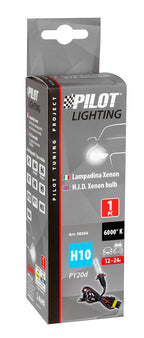12/24V Lampadina HID Xenon 6.000K - H10 - 1 pz - Scatola
