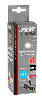 12/24V Lampadina HID Xenon 8.000K - H10 - 1 pz - Scatola