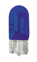 12V Lampada con zoccolo vetro - (W5W) - 5W - W2,1x9,5d - 2 pz - Scatola - Blu