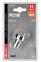 12V Lampada Multi-Led 11 Led - (PY21W) - BAU15s - 1 pz - Scatola - Arancio