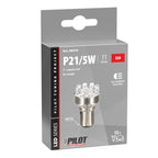 12V Lampada Multi-Led 11 Led - (P21/5W) - BAY15d - 1 pz - Scatola - Rosso
