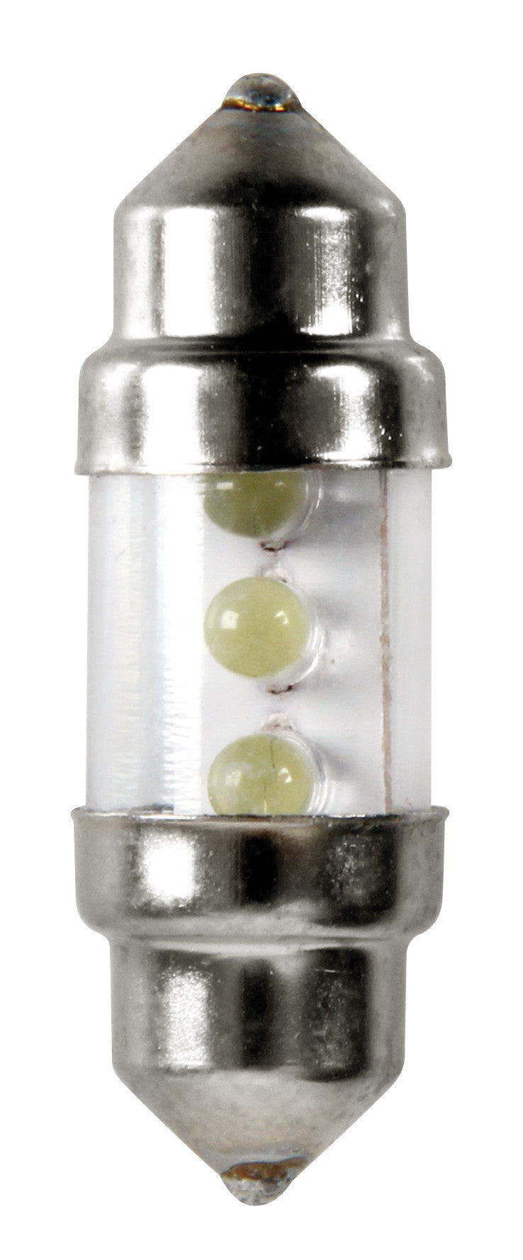 12V Led Series - 3 Led - 10x31 mm - SV8,5-8 - 2 pz - D/Blister - Blu