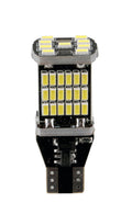12V Led series - 45 Led SMD - (W16W) - W2,1x9,5d - 2 pz - Scatola - Bianco - Doppia polarità