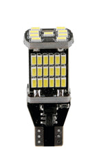 12V Led series - 45 Led SMD - (W16W) - W2,1x9,5d - 2 pz - Scatola - Bianco - Doppia polarità