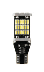 12V Led series - 45 Led SMD - (W16W) - W2,1x9,5d - 2 pz - Scatola - Bianco - Doppia polarità