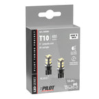 12/24V Led series - 15 Led SMD - (T10) - W2,1x9,5d - 2 pz - Scatola - Bianco - Doppia polarità