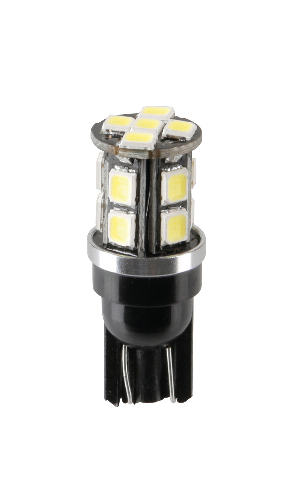 12/24V Led series - 15 Led SMD - (T10) - W2,1x9,5d - 2 pz - Scatola - Bianco - Doppia polarità