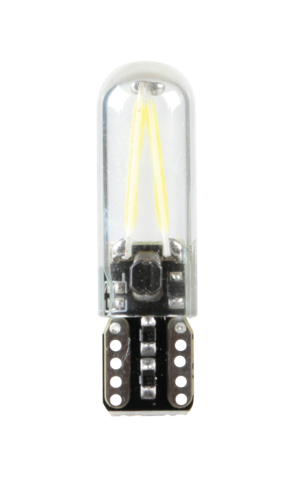 12/24V Led series - 2 Led COB - (T10) - W2,1x9,5d - 2 pz - Scatola - Bianco - Doppia polarità