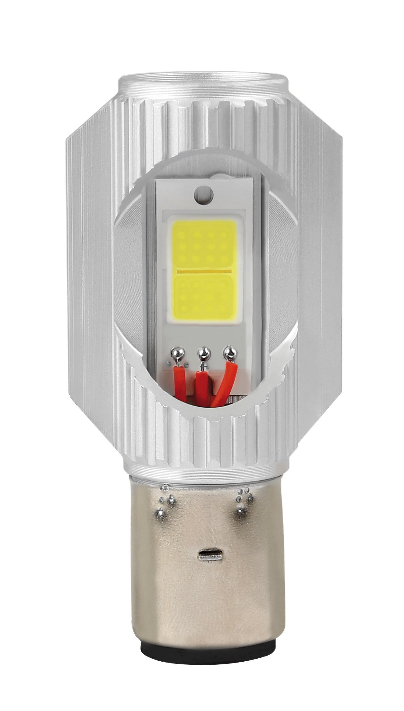 12/24V Mega-Led 2 - 2 SMD x 12 chip - (S2) - BA20d - 1 pz - Scatola - Bianco - Doppia polarità - Resistenza incorporata