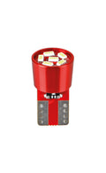 12V Led series - 6 Led SMD - (T10) - W2,1x9,5d - 2 pz - Scatola - Bianco - Doppia polarità - Resistenza incorporata