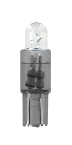 12V Micro lampada zoccolo plastica 1 Led - (T5) - W2x4,6d - 2 pz - Scatola - Bianco