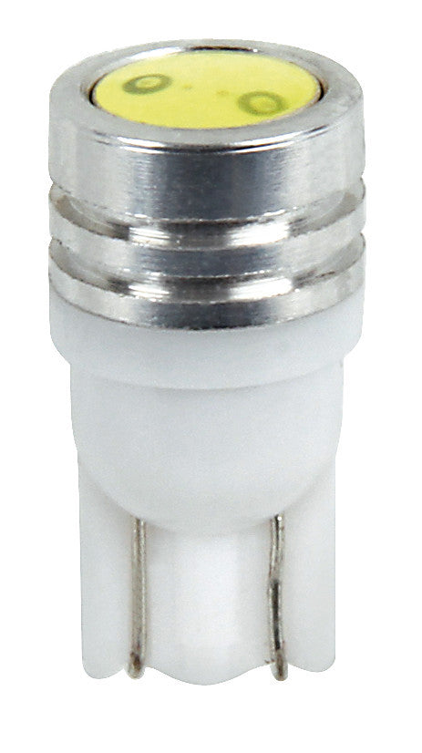 12V Mega-Led 2 - 2 super chips - (T10) - W2,1x9,5d - 2 pz - Scatola - Bianco - Doppia polarità