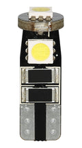 12V Hyper-Led 9 - 3 SMD x 3 chips - (T10) - Trifocus - W2,1x9,5d - 2 pz - Scatola - Bianco - Doppia polarità - Resistenza incorporata