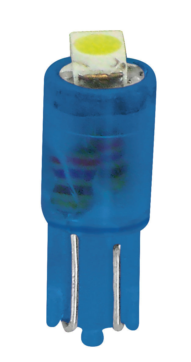 12V Hyper-Led 2 - 1 SMD x 2 chips - (T5) - W2x4,6d - 2 pz - Scatola - Blu