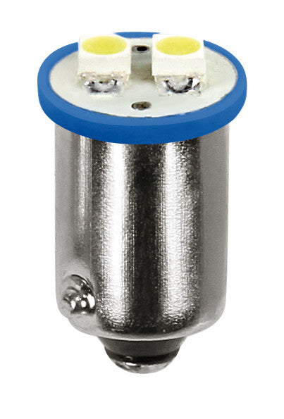 12V Hyper-Led 6 - 2 SMD x 3 chips - BA9s - 2 pz - D/Blister - Blu
