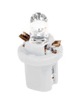 12V Lampada cruscotto 1 Led - B8,5d - 2 pz - Scatola - Bianco