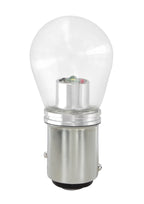 12/24V Mega-Led 16 - 1 Smd x 16 chips - (P21/5W) - BAY15d - 2 pz - Scatola - Bianco
