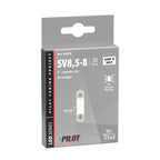 12V Led Series - 1 SMD x 9 chips - 8x31 mm - SV8,5-8 - 1 pz - Scatola - Bianco