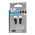 12V Ultra-Lumen Series - (W16W) - W2,1x9,5d - 2 pz - Scatola - Bianco - Doppia polarità - Resistenza incorporata