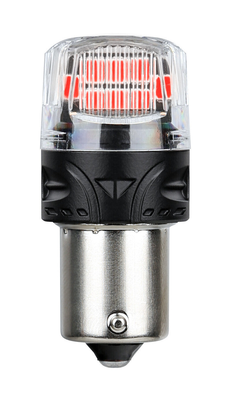 12V Ultra-Lumen Series - (PR21W) - BAW15s - 2 pz - Scatola - Rosso - Doppia polarità - Resistenza incorporata