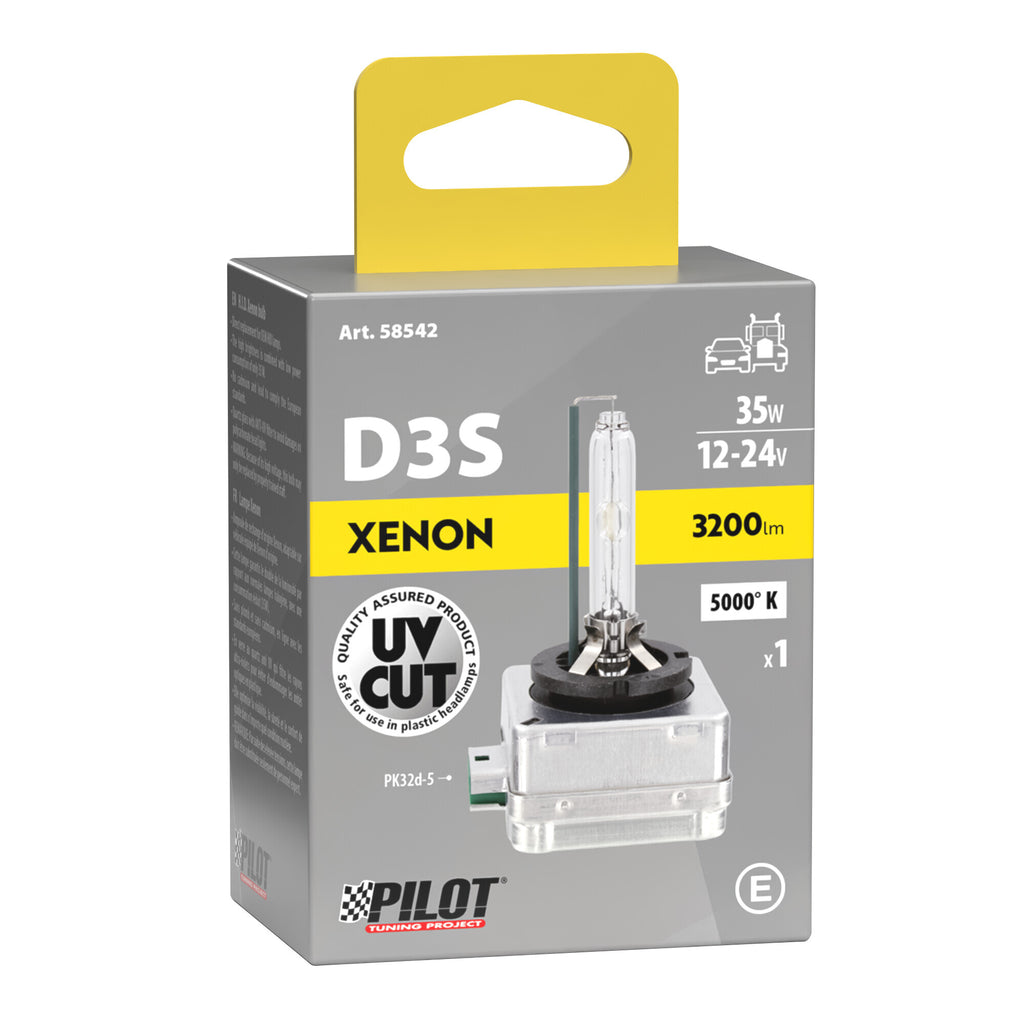 Lampada HID Xenon 5.000°K - D3S - 35W - PK32d-5 - 1 pz - Scatola