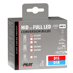 12/24V Lampade a Led per conversione fari Xenon - (D1S-D1R) - 35W - 2 pz - Scatola