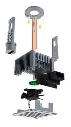 12/24V Lampade a Led per conversione fari Xenon - (D1S-D1R) - 35W - 2 pz - Scatola