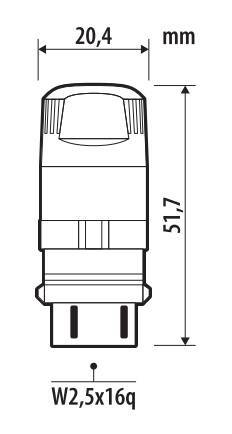 12V Ultra-Lumen Series - (P27/7W) - W2,5x16q - 2 pz - Scatola - Bianco - Doppia polarità - Resistenza incorporata