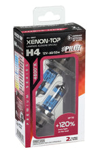 12V Lampada alogena Xenon Top +120% luce - H4 - 60/55W - P43t - 2 pz - Scatola
