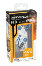 12V Lampada alogena Xenon Plus +50% luce - H3 - 55W - PK22s - 2 pz - Scatola