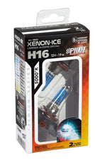 12V Lampada alogena Xenon Ice - H16 - 19W - PGJ19-3 - 2 pz - Scatola