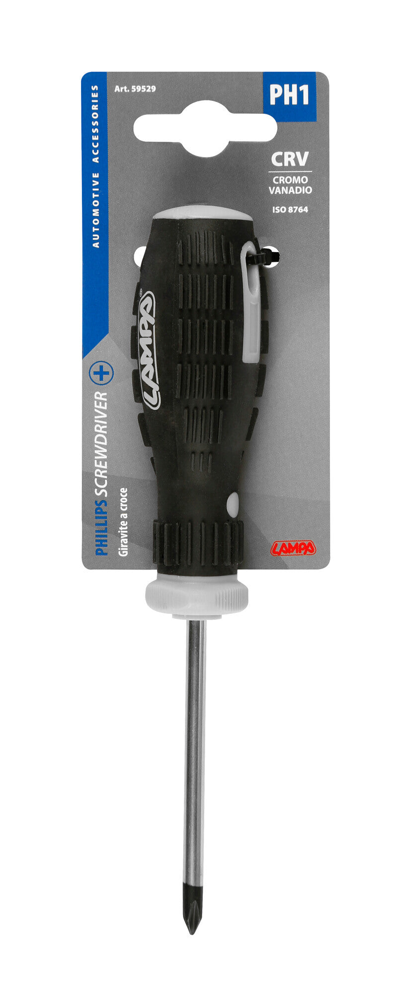 Giravite per viti a testa con croce - PH1 x 75 mm