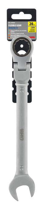 Chiave combinata con cricchetto snodato - 20 mm