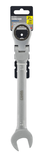 Chiave combinata con cricchetto snodato - 21 mm