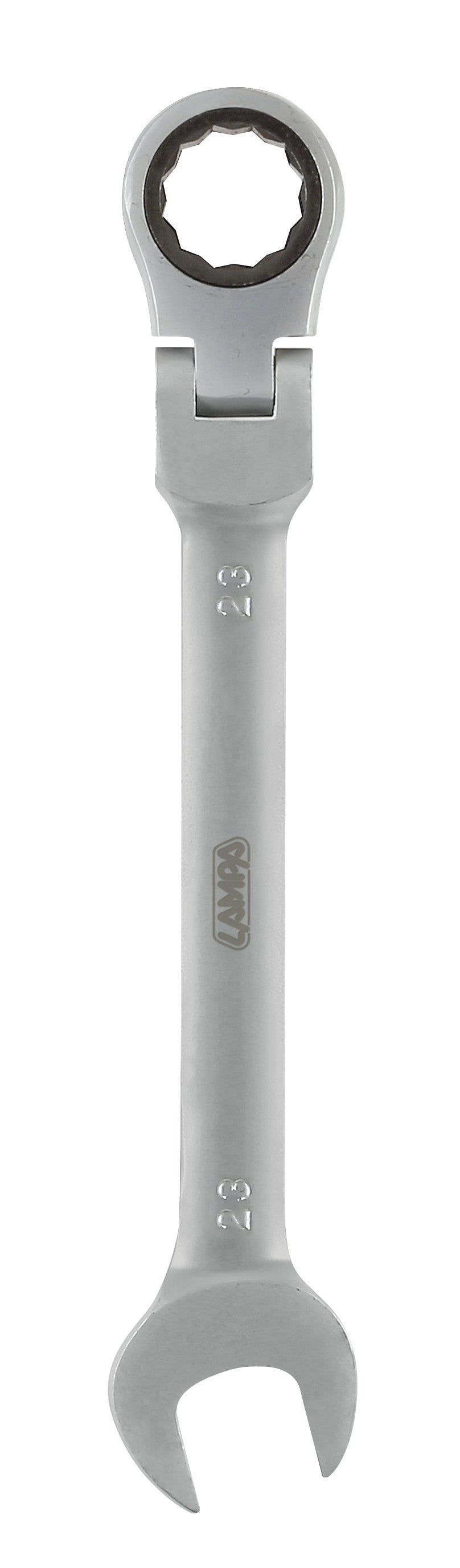 Chiave combinata con cricchetto snodato - 23 mm