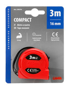 Compact, metro a nastro - 3 m x 16 mm