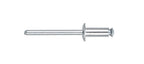 Aluminium Rivets, set 50 rivetti Graf per portatarga - Argento