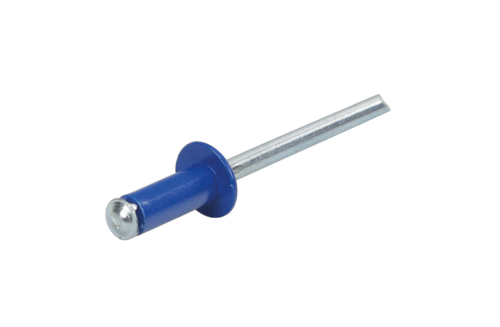Aluminium Rivets, set 50 rivetti Graf per portatarga - Blu