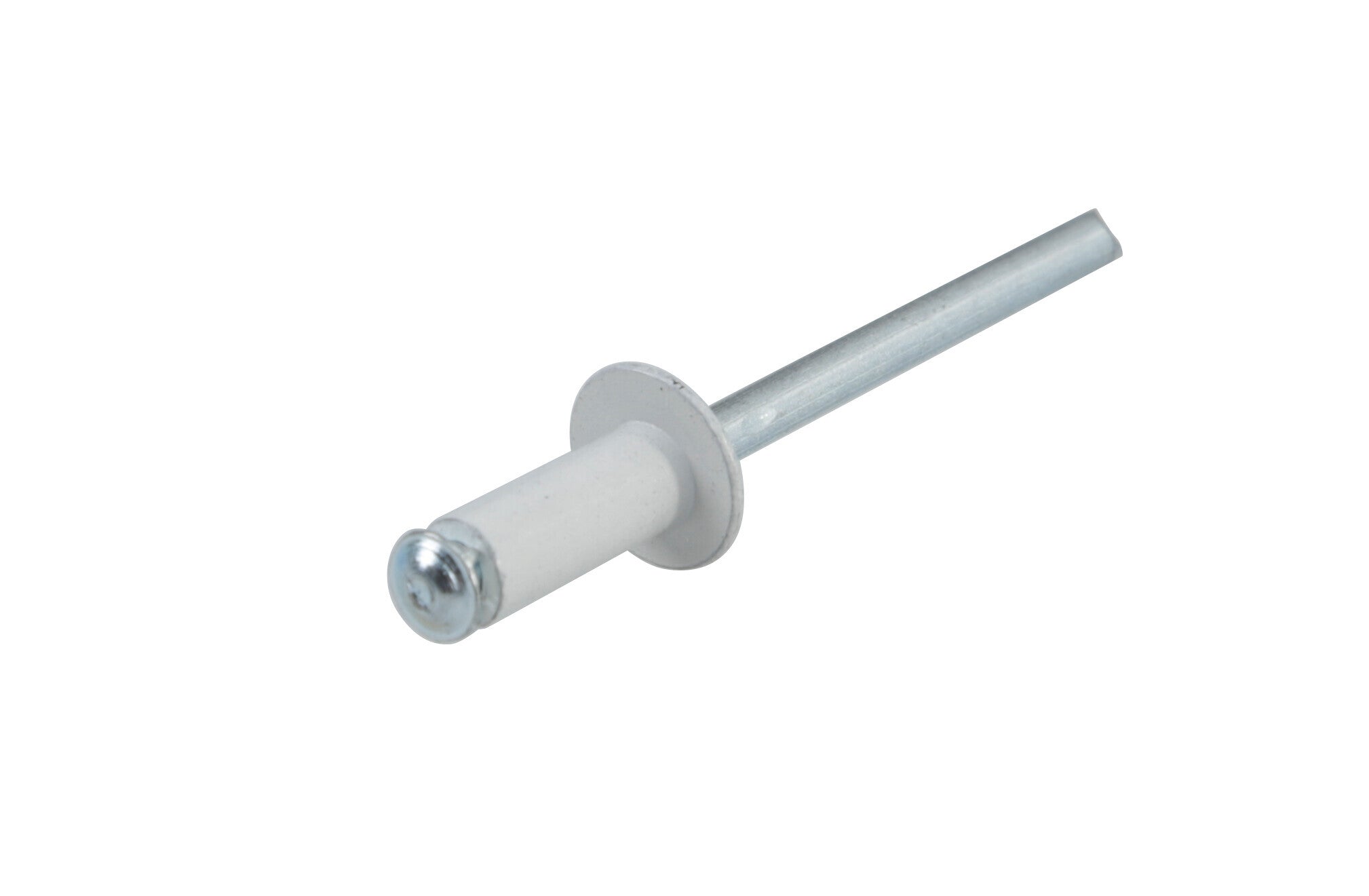 Aluminium Rivets, set 50 rivetti Graf per portatarga - Bianco