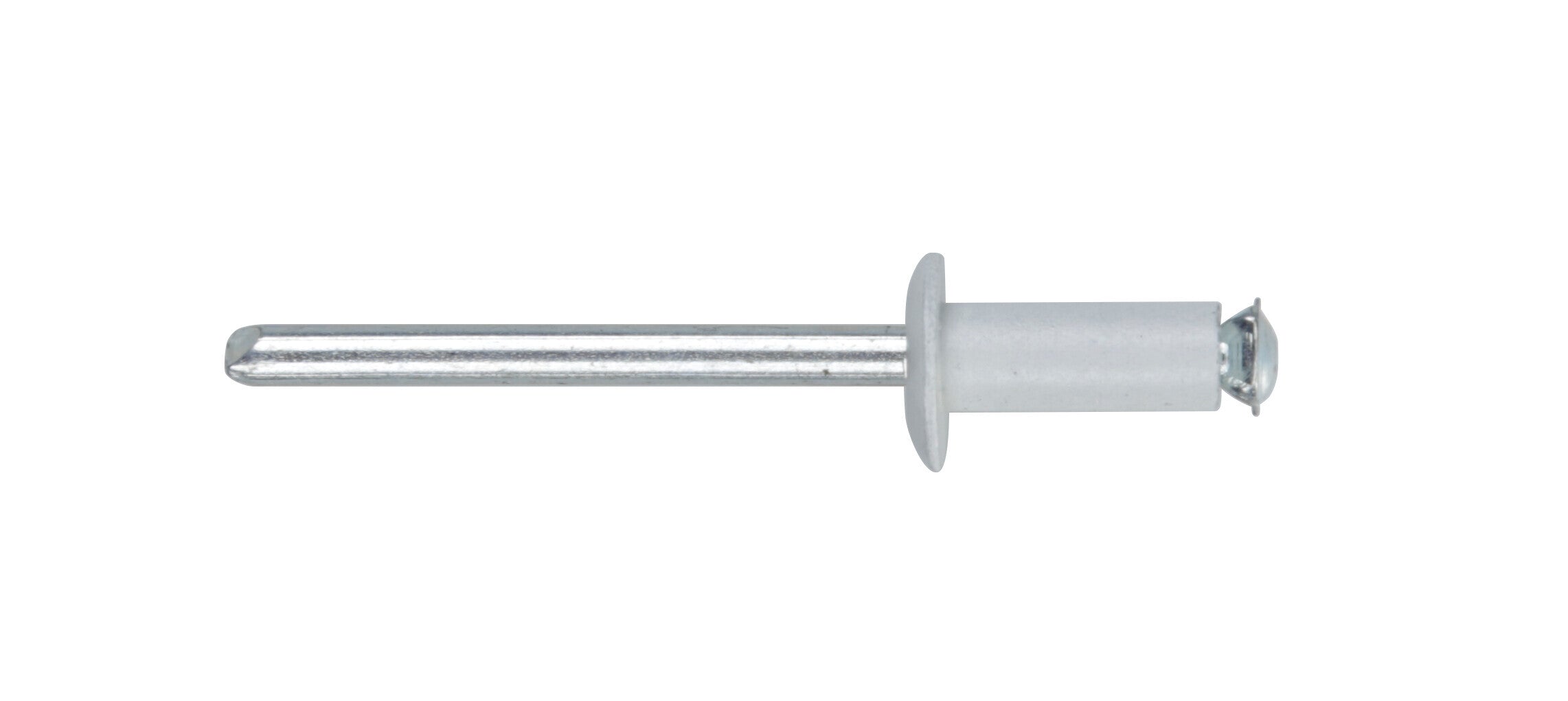 Aluminium Rivets, set 50 rivetti Graf per portatarga - Bianco