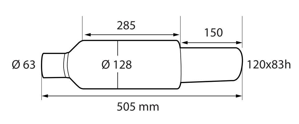 MU-2, marmitta universale