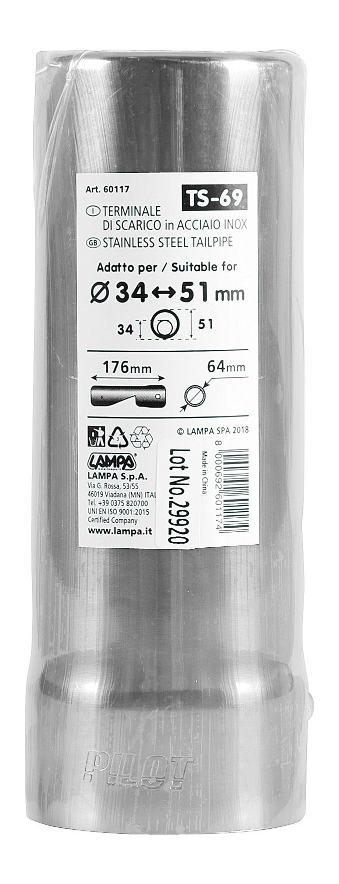 TS-69, terminale di scarico
